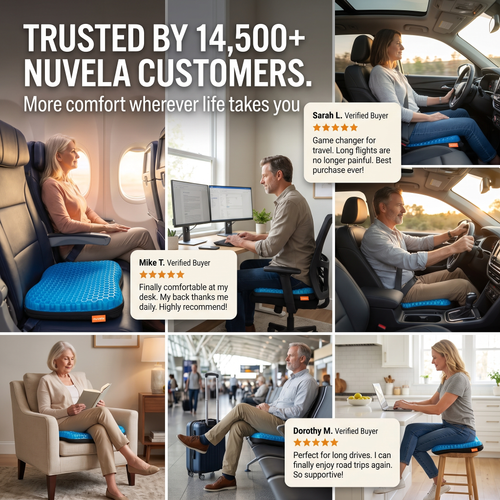 Nuvela Gel Cushion — Pain Relief for Seniors