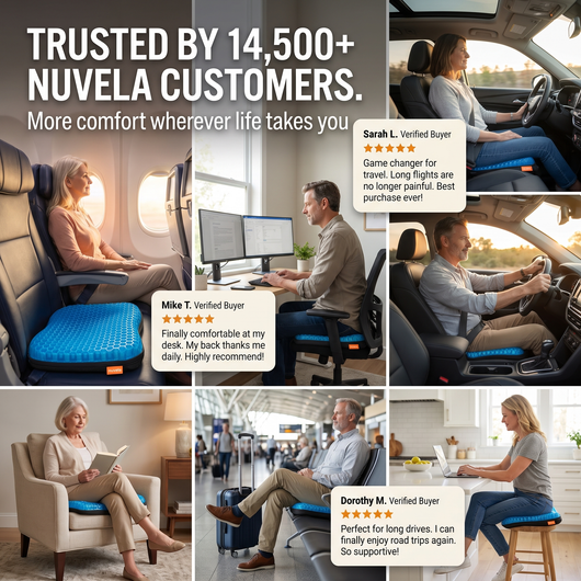 Nuvela Gel Cushion — Pain Relief for Seniors