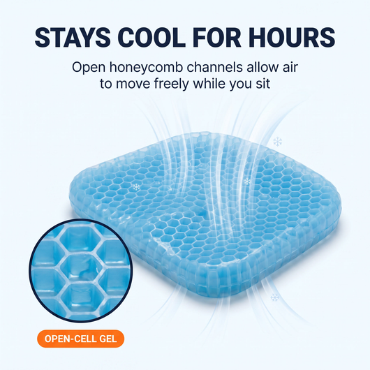 Nuvela Gel Cushion — Pain Relief for Seniors