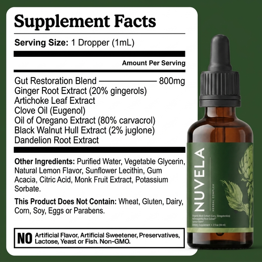 Nuvela Gut Complex Drops