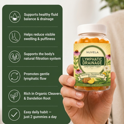 Lymphatic Drainage Gummies for Swelling & Fluid Relief