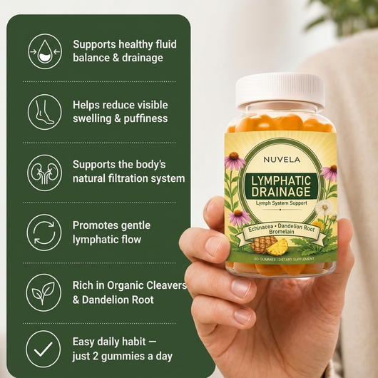Lymphatic Drainage Gummies for Swelling & Fluid Relief